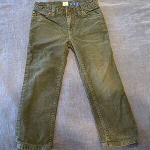 Crewcuts Kids Green Corduroy Jeans size 4